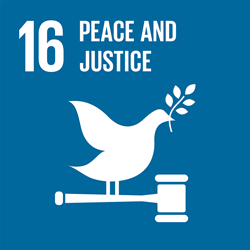PEACE, JUSTICE AND STRONG INSTITUTIONS - Goal16